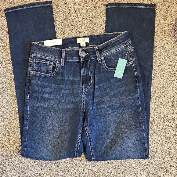 Maurices Dark Blue Straight Leg Jeans - Picture 4 of 6
